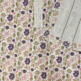 Floral Cotton Suit Set with Embellished Neckline & Organza Dupatta