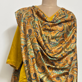 Patchwork Printed Dupatta with Tassels