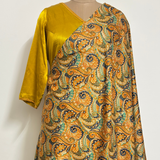 Patchwork Printed Dupatta with Tassels
