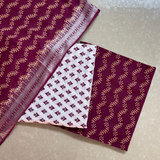 Printed 100% Cotton Unstitched Suit