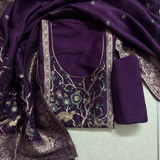 Royal Purple Heritage Weave Suit Set
