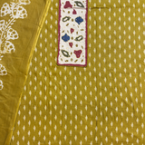 Printed Cotton Unstitched Suit