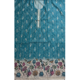 Chanderi Silk Suit Set with Kalamkari Dupatta
