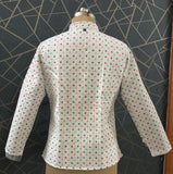 Reversible Jaipuri Cotton Quilted Jackets (Full Sleeves) Blue and white