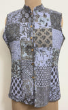 Reversible Jaipuri Cotton Quilted Jackets (Without Sleeves) Brown and Grey