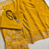 Mustard Yellow Designer Suit Set