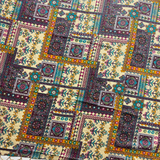 Patchwork Printed Dupatta with Tassels