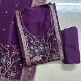 Royal Purple Heritage Weave Suit Set
