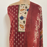 Printed Cotton Unstitched Suit