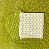 Printed 100% Cotton Unstitched Suit