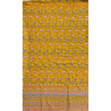 Mustard Georgette Suit Set with Zari Weaving