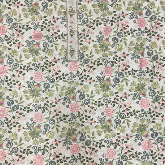 Printed Pure Cotton Unstitched Suit