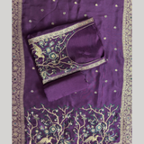 Royal Purple Heritage Weave Suit Set