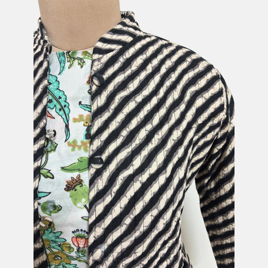Reversible Jaipuri Cotton Quilted Jackets (Full Sleeves)