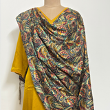 Patchwork Printed Dupatta with Tassels