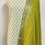 Printed 100% Cotton Unstitched Suit