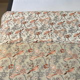 Reversible Cotton Double Bed Dohar- Pink Elephant