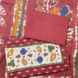 Printed Cotton Unstitched Suit