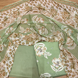 Printed Pure Cotton Unstitched Suit