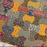 Patchwork Printed Dupatta with Tassels
