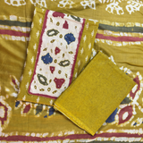 Printed Cotton Unstitched Suit