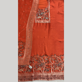 Royal Rust Heritage Weave Suit Set
