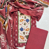 Printed Cotton Unstitched Suit