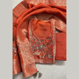Royal Rust Heritage Weave Suit Set