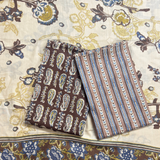 Printed Cotton Unstitched Suit