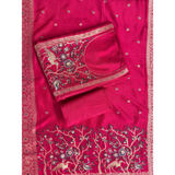 Hot Pink Heritage Weave Suit Set