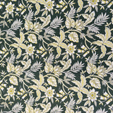 Premium Floral Double Bed Bedsheet with 2 Pillow Covers: Leaf and flower jaal print Green