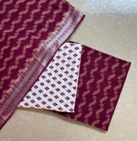 Printed 100% Cotton Unstitched Suit