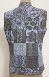 Reversible Jaipuri Cotton Quilted Jackets (Without Sleeves) Brown and Grey
